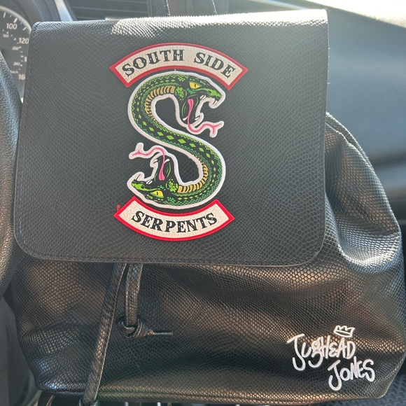 Riverdale Southside Serpents Flap Mini Backpack Exclusive New - Picture 2 of 4